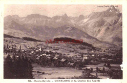 CPA COMBLOUX - ET LA CHAINE DES ARAVIS - Combloux