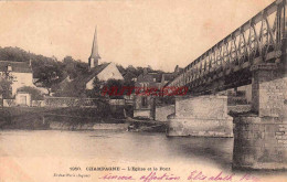 CPA CHAMPAGNE - L'EGLISE ET LE PONT - Autres & Non Classés