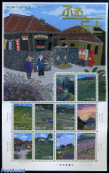 Japan 2009 Hometown Scenes No. 5 10v M/s, Mint NH, Transport - Railways - Nuovi