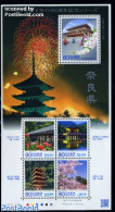 Japan 2010 Local Government, Nara M/s, Mint NH, Nature - Flowers & Plants - Trees & Forests - Art - Fireworks - Neufs