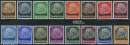 Luxemburg 1940 German Occupation, Overprints On German Stamps 16v, Mint NH, History - German Occupations - Unused Stamps