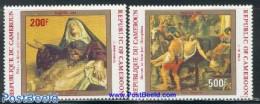 Cameroon 1984 Easter 2v, Mint NH, Art - Paintings - Sculpture - Scultura
