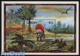 Gambia 1995 Spinosaurus S/s, Mint NH, Nature - Prehistoric Animals - Vor- U. Frühgeschichte