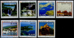 Croatia 1994 Tourism 7v, Mint NH, Nature - Transport - Various - Birds - Water, Dams & Falls - Ships And Boats - Touri.. - Schiffe