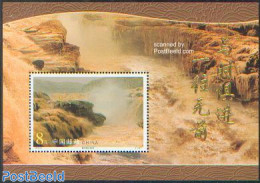 China People’s Republic 2002 Hukou Fall S/s, Mint NH, Nature - Water, Dams & Falls - Unused Stamps