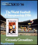 Grenada Grenadines 1986 World Cup Football S/s, Mint NH, Sport - Football - Grenade (1974-...)