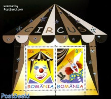 Romania 2011 Circus S/s, Mint NH, Performance Art - Various - Circus - Holograms - Ongebruikt