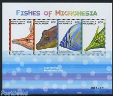 Micronesia 2007 Fish Of Micronesia 4v M/s, Mint NH, Nature - Fish - Fische