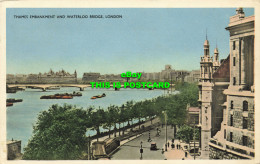 R589038 Thames Embankment And Waterloo Bridge. London. No. 645. 1957 - Otros & Sin Clasificación