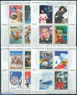 Canada 2000 Millennium 4 S/s, Mint NH, Nature - Performance Art - Science - Sport - Horses - Music - Inventors - Ice H.. - Unused Stamps