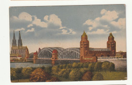 Allemagne . Köln A . Rhein . Hohenzollernbrücke V. Deutz Gesehen - Koeln
