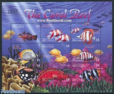Micronesia 2000 Coral Reef 9v M/s, Mint NH, Nature - Fish - Fische