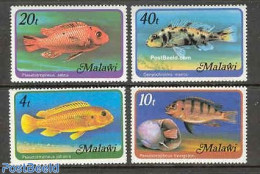 Malawi 1977 Fish 4v, Without WM, Mint NH, Nature - Fish - Fische