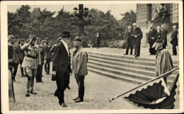 CPA Praha Prag Tschechien, Präsident T. G. Masaryk Kommt Am 26. Mai 1920 Ins Parlament, General Pellé - Tchéquie