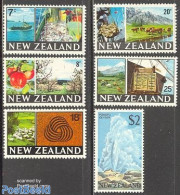 New Zealand 1968 Definitives 6v, Mint NH, History - Nature - Transport - Various - Geology - Cattle - Ships And Boats .. - Nuovi