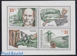 Czech Republic 1999 J. Barande 2v M/s, Mint NH, History - Nature - Geology - Prehistoric Animals - Otros & Sin Clasificación