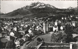 11846563 Luzern LU Museggtuerme Mit Pilatus Luzern - Other & Unclassified