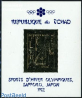 Chad 1971 Olympic Winter Games S/s Gold, Mint NH, Sport - Olympic Winter Games - Otros & Sin Clasificación
