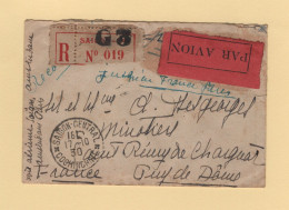 Indochine - 17-10-1930 - Recommande Par Avion - Saigon Central Cochinchine - Posta Aerea