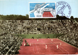 CARTE MAXIMUM 1978 TENNIS ROLAND GARROS - 1970-1979