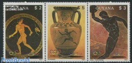 Guyana 1987 Olympic Games Seoul 3v , Mint NH, Sport - Olympic Games - Art - Ceramics - Porselein