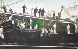 R589052 Royal Navy. No. 8. Painting Ship. Kelkel Series. 1905 - World