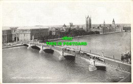 R588684 Lambeth Bridge And Houses Of Parliament. G. 5707. Valentines Silveresque - World