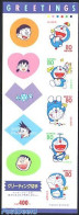 Japan 1997 Doraemon 5v M/s, Mint NH, Various - Greetings & Wishing Stamps - Art - Comics (except Disney) - Unused Stamps