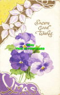 R589804 Sincere Good Wishes. Series No. 177. B. B. London. 1908 - Otros & Sin Clasificación