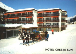 11845110 Davos Platz GR Hotel Cresta Sun Pferdeschlitten Davos Platz - Other & Unclassified