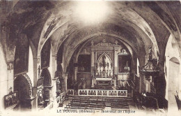 *CPA - 34 - LE POUJOL - Intérieur De L'église - Otros & Sin Clasificación