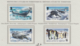 BAT 1992 WWF Birds Seal Penguin Mi 213-216 MNH(**) Fauna 807 - Mundo Aquatico