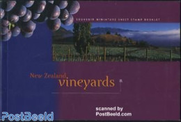 New Zealand 1997 Vineyards Booklet, Mint NH, Nature - Various - Fruit - Wine & Winery - Stamp Booklets - Agriculture - Nuovi