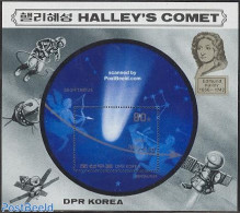 Korea, North 1985 Halleys Comet S/s, Mint NH, Science - Astronomy - Halley's Comet - Astrología