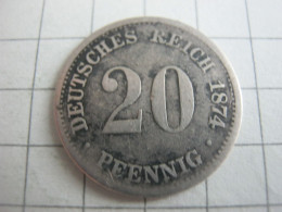 Germany 20 Pfennig 1874 D - 20 Pfennig