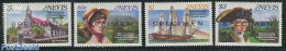 Nevis 1987 Nelson Wedding 4v SPECIMEN, Mint NH, Transport - Ships And Boats - Schiffe