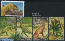 Sierra Leone 1998 Preh. Animals 5v, Mint NH, Nature - Prehistoric Animals - Préhistoriques