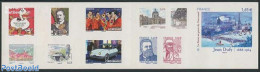 France 2014 Salon Du Timbre 10v S-a In Booklet, Mint NH, Transport - Stamp Booklets - Automobiles - Art - Bridges And .. - Unused Stamps