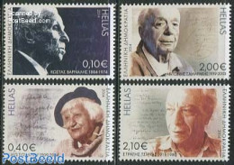 Greece 2014 Authors 4v, Mint NH, Art - Authors - Nuevos