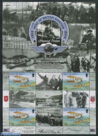 Isle Of Man 2014 Schneider Trophy M/s, Mint NH, Transport - Aircraft & Aviation - Flugzeuge