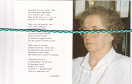 Yvonne Lefevre, 1915, 1994. Foto - Todesanzeige