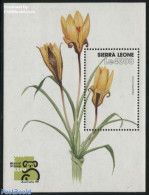 Sierra Leone 1999 Crocus Angustifollus S/s, Mint NH, Nature - Flowers & Plants - Otros & Sin Clasificación