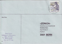 Motiv Brief  "Eggen, Schlosserei/Apparatebau, Gwatt B.Thun"       1990 - Briefe U. Dokumente