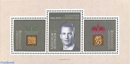 Liechtenstein 2018 Prince Alois 50th Anniversary S/s, Mint NH, History - Kings & Queens (Royalty) - Ungebraucht