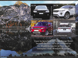 Tuvalu 2020 50 Years Range Rover 4v M/s, Mint NH, Transport - Automobiles - Auto's