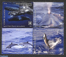 Cook Islands 2020 Whales & Dolphins 4v [+], Mint NH, Nature - Sea Mammals - Andere & Zonder Classificatie