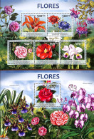Guinea Bissau 2013 Flowers 2 S/s, Mint NH, Nature - Flowers & Plants - Roses - Guinée-Bissau