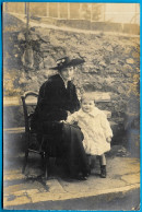 CPA CARTE-PHOTO - Femme Et Enfant - Fotografia