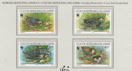 COCOS (KEELING) ISLANDS 1992 WWF Birds Mi 267-270 MNH(**) Fauna 810 - Sonstige & Ohne Zuordnung