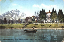 11837044 Vierwaldstaettersee SZ Hotel Kastanienbaum Pilatus Boot Vierwaldstaette - Autres & Non Classés